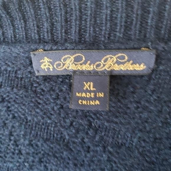 Brooks Brothers Womens Marino Wool  Navy Blue Blouson Dress Size XL - Picture 6 of 6